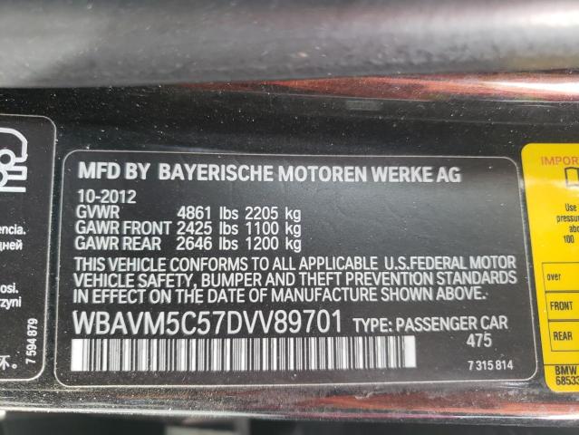 Photo 9 VIN: WBAVM5C57DVV89701 - BMW X1 XDRIVE3 