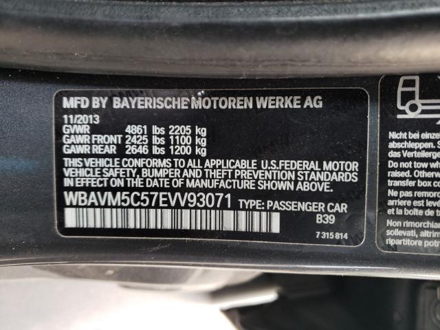 Photo 9 VIN: WBAVM5C57EVV93071 - BMW X1 XDRIVE3 