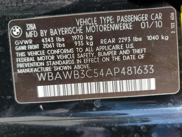 Photo 11 VIN: WBAWB3C54AP481633 - BMW 328 I 