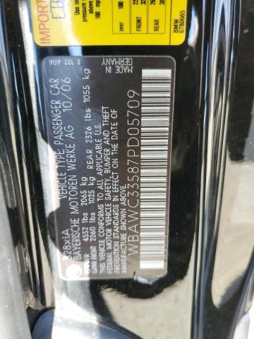 Photo 11 VIN: WBAWC33587PD05709 - BMW 3 SERIES 