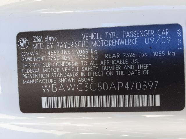 Photo 9 VIN: WBAWC3C50AP470397 - BMW 328 XI 