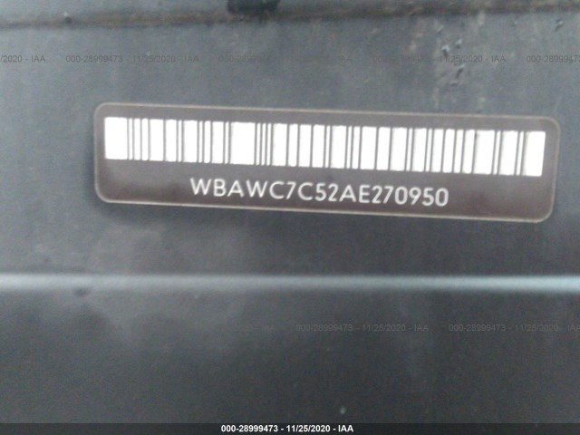 Photo 8 VIN: WBAWC7C52AE270950 - BMW 3 