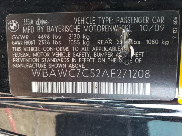 Photo 12 VIN: WBAWC7C52AE271208 - BMW 3 SERIES 