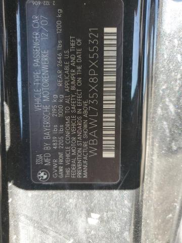 Photo 12 VIN: WBAWL735X8PX55321 - BMW 335 I 