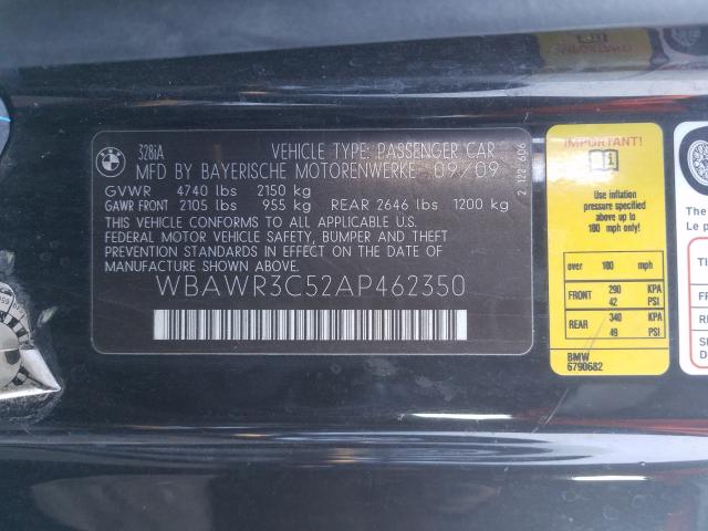 Photo 9 VIN: WBAWR3C52AP462350 - BMW 328 I SULE 