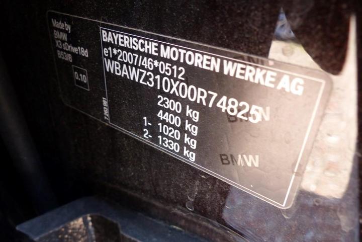 Photo 5 VIN: WBAWZ310X00R74825 - BMW X3 