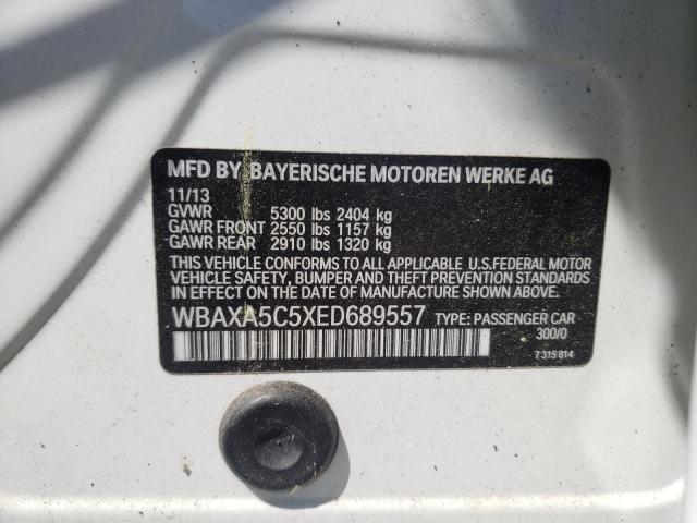 Photo 9 VIN: WBAXA5C5XED689557 - BMW 5 SERIES 