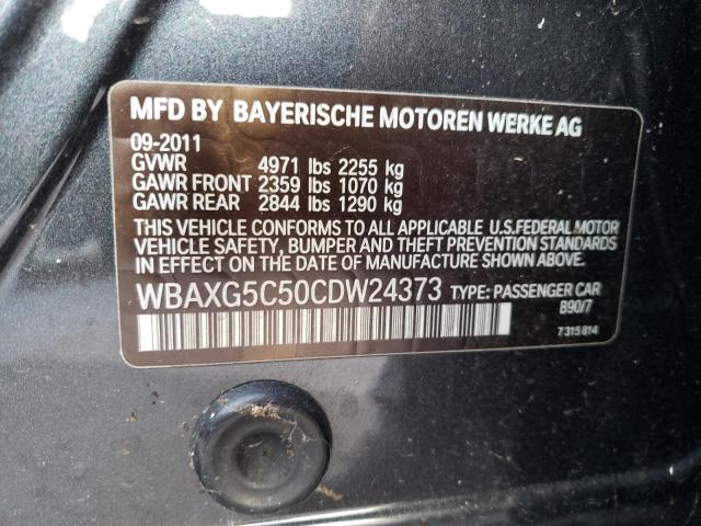 Photo 9 VIN: WBAXG5C50CDW24373 - BMW 528 I 