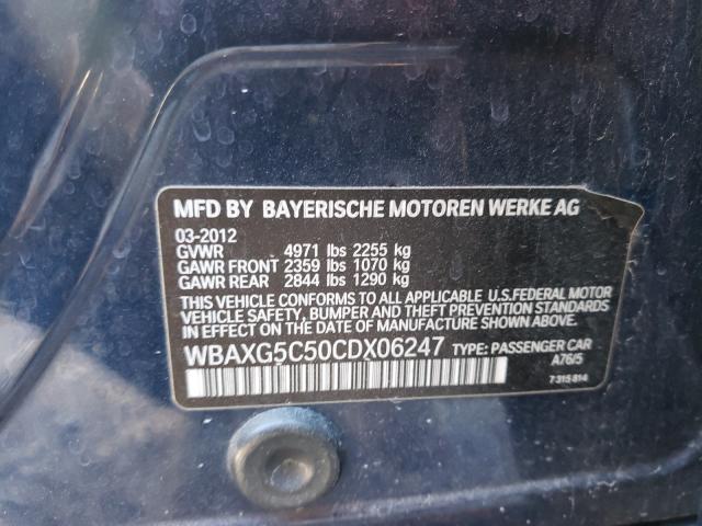 Photo 9 VIN: WBAXG5C50CDX06247 - BMW 528 