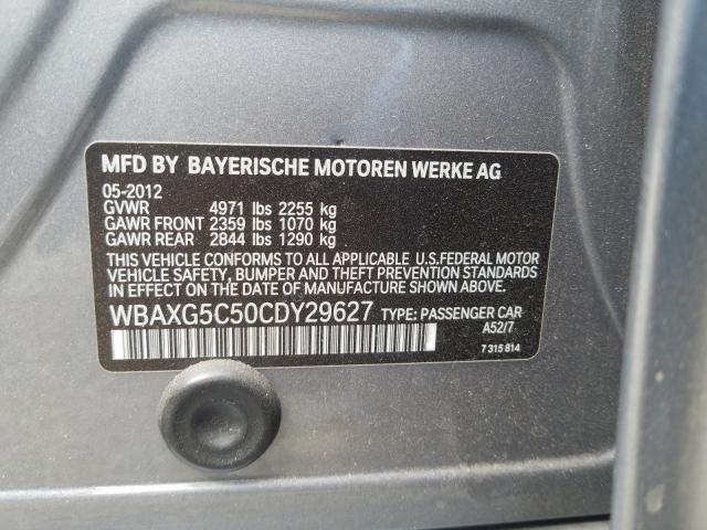 Photo 9 VIN: WBAXG5C50CDY29627 - BMW 528 I 