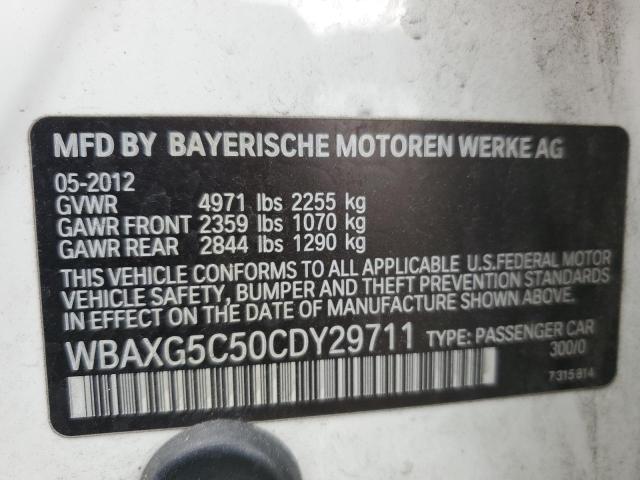 Photo 11 VIN: WBAXG5C50CDY29711 - BMW 5 SERIES 