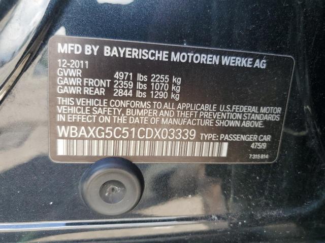 Photo 11 VIN: WBAXG5C51CDX03339 - BMW 528 I 