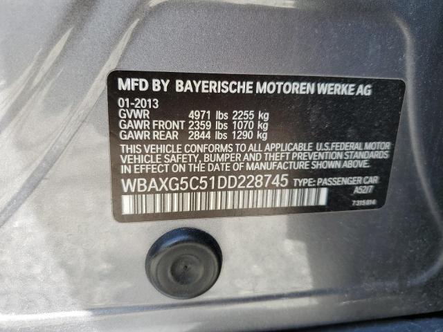 Photo 11 VIN: WBAXG5C51DD228745 - BMW 528 I 