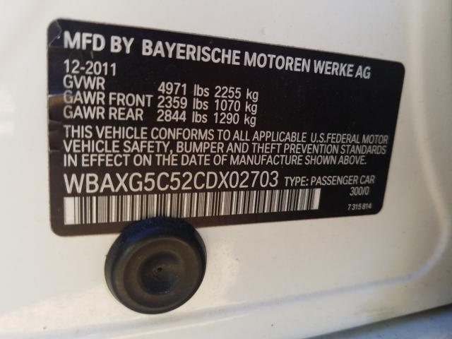 Photo 9 VIN: WBAXG5C52CDX02703 - BMW 528 I 