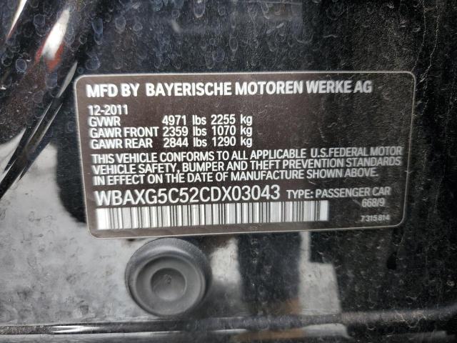 Photo 11 VIN: WBAXG5C52CDX03043 - BMW 528 I 