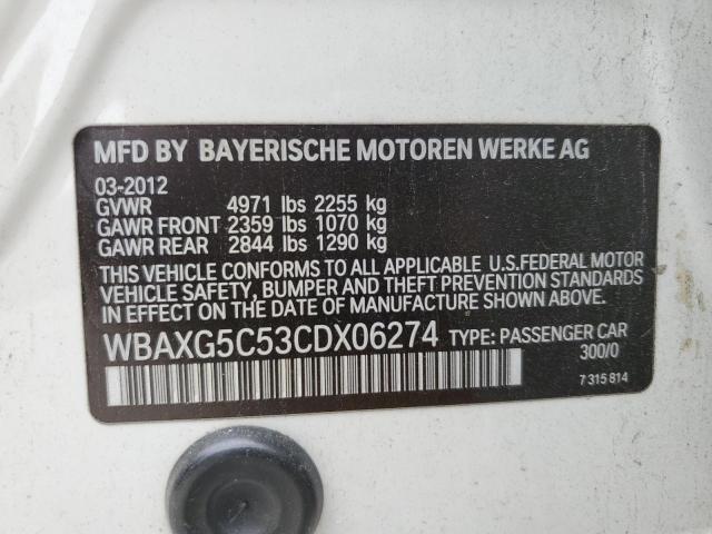 Photo 12 VIN: WBAXG5C53CDX06274 - BMW 528 I 