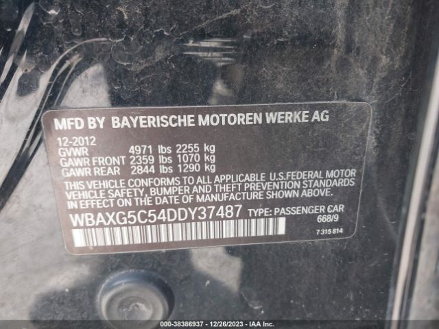 Photo 8 VIN: WBAXG5C54DDY37487 - BMW 528I 