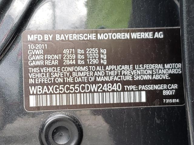 Photo 9 VIN: WBAXG5C55CDW24840 - BMW 528 I 