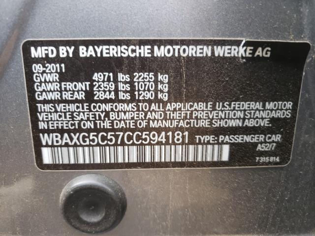 Photo 9 VIN: WBAXG5C57CC594181 - BMW 528 I 