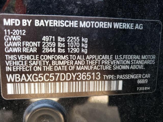 Photo 11 VIN: WBAXG5C57DDY36513 - BMW 5 SERIES 