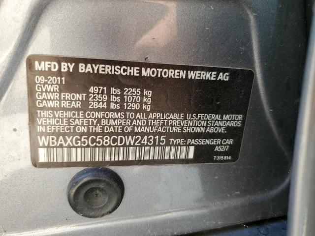 Photo 9 VIN: WBAXG5C58CDW24315 - BMW 528 I 