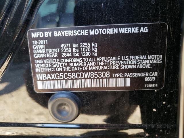 Photo 12 VIN: WBAXG5C58CDW85308 - BMW 528 I 