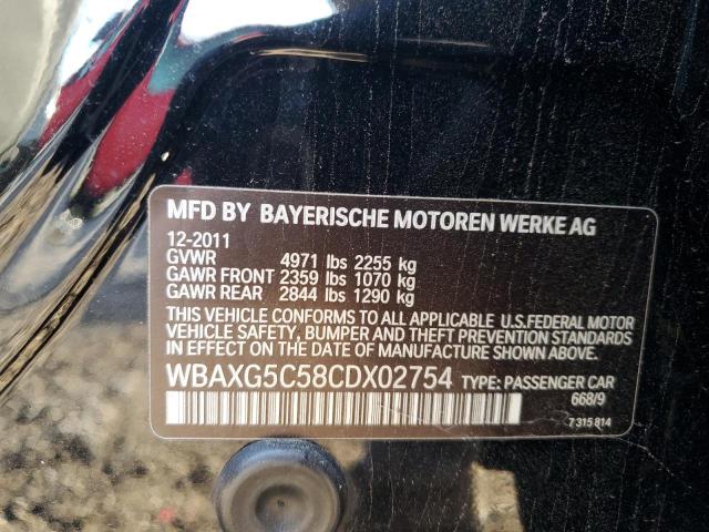 Photo 11 VIN: WBAXG5C58CDX02754 - BMW 5 SERIES 