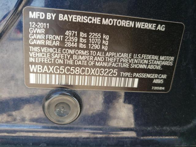 Photo 9 VIN: WBAXG5C58CDX03225 - BMW 528 I 