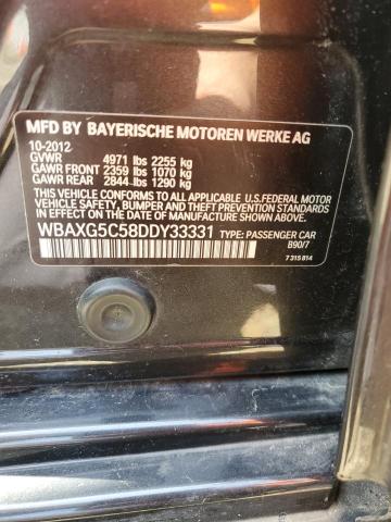 Photo 11 VIN: WBAXG5C58DDY33331 - BMW 5 SERIES 