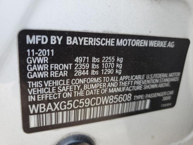 Photo 11 VIN: WBAXG5C59CDW85608 - BMW 5 SERIES 