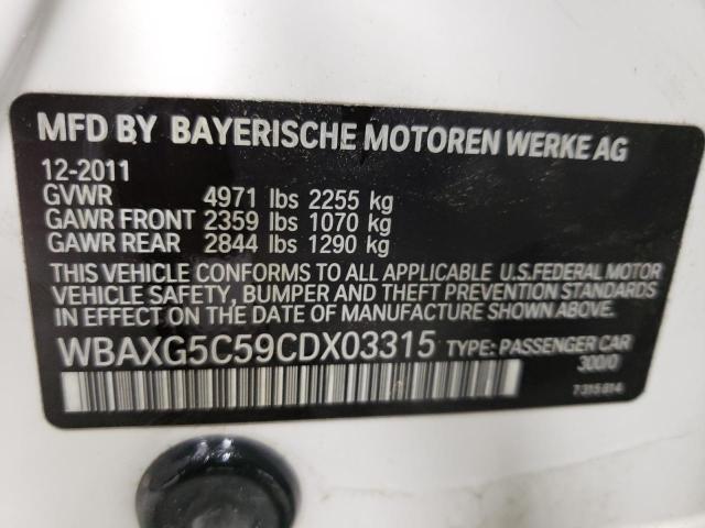 Photo 11 VIN: WBAXG5C59CDX03315 - BMW 528 I 