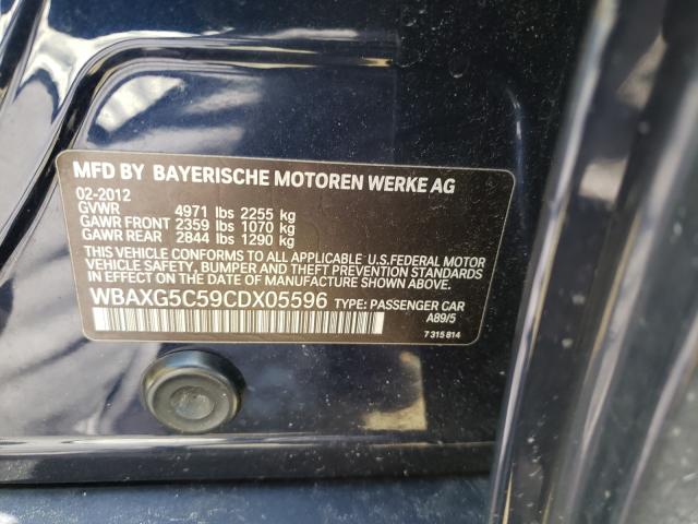 Photo 9 VIN: WBAXG5C59CDX05596 - BMW 528 I 