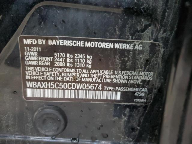 Photo 11 VIN: WBAXH5C50CDW05674 - BMW 5 SERIES 