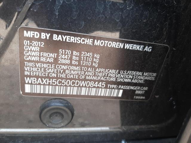 Photo 9 VIN: WBAXH5C50CDW08445 - BMW 528 XI 