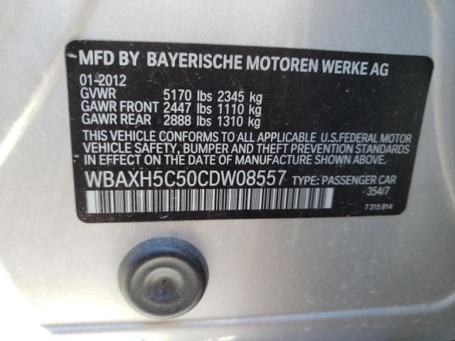 Photo 9 VIN: WBAXH5C50CDW08557 - BMW 528 XI 