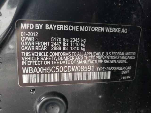 Photo 11 VIN: WBAXH5C50CDW08591 - BMW 528 XI 