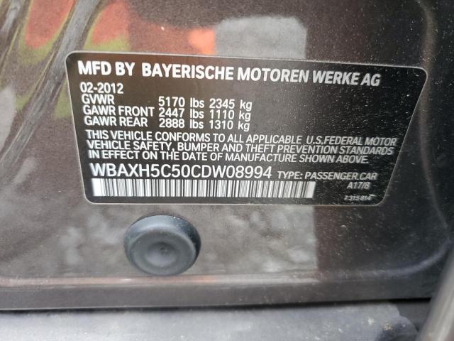 Photo 9 VIN: WBAXH5C50CDW08994 - BMW 528 XI 