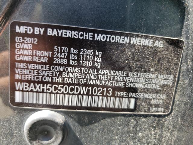 Photo 9 VIN: WBAXH5C50CDW10213 - BMW 528 XI 