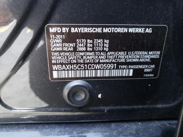 Photo 9 VIN: WBAXH5C51CDW05991 - BMW 528 XI 