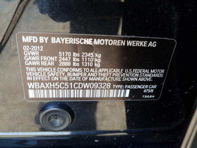 Photo 9 VIN: WBAXH5C51CDW09328 - BMW 528XI 