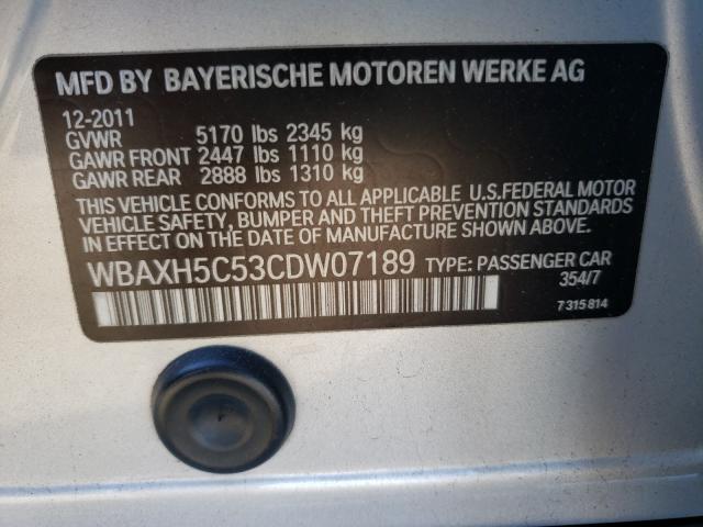 Photo 9 VIN: WBAXH5C53CDW07189 - BMW 528 XI 