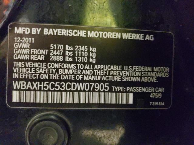 Photo 9 VIN: WBAXH5C53CDW07905 - BMW 528 XI 