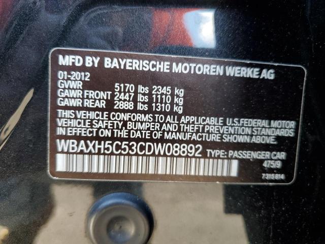 Photo 9 VIN: WBAXH5C53CDW08892 - BMW 528 XI 