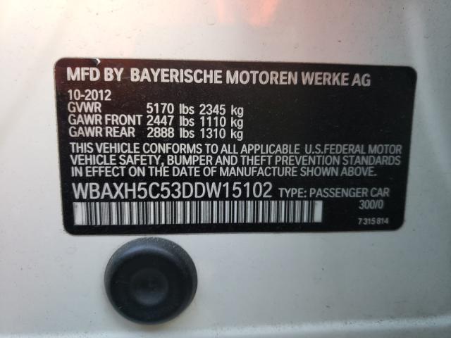 Photo 9 VIN: WBAXH5C53DDW15102 - BMW 528 XI 