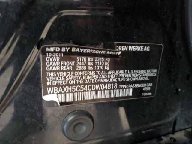 Photo 11 VIN: WBAXH5C54CDW04818 - BMW 528 XI 