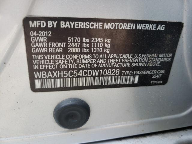 Photo 9 VIN: WBAXH5C54CDW10828 - BMW 5 