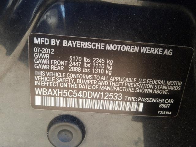 Photo 9 VIN: WBAXH5C54DDW12533 - BMW 528 XI 