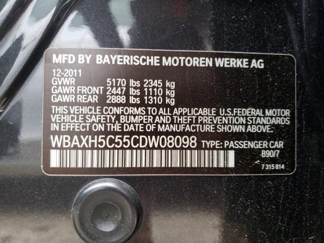 Photo 9 VIN: WBAXH5C55CDW08098 - BMW 528 XI 