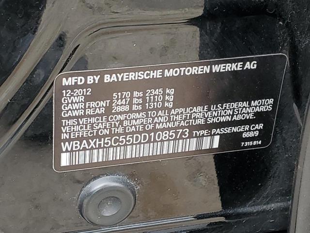 Photo 11 VIN: WBAXH5C55DD108573 - BMW 5 SERIES 