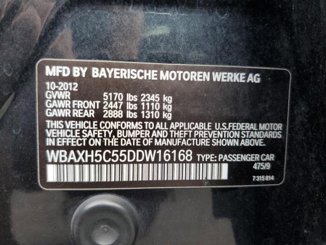 Photo 12 VIN: WBAXH5C55DDW16168 - BMW 5 SERIES 